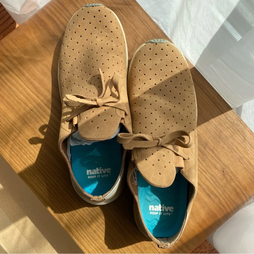 Native Keep It Lite - Men’s Tan Shoes Size 8.5 - Picture 3 of 8